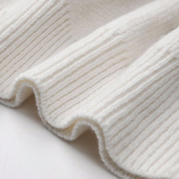 Apricot Women's Casual Bowknot Sequin Leopard Long Sleeve Sweater - Picture 7 of 10